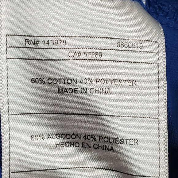 Puma Blue Long Sleeve Graphics Top Size S (8) - Picture 4 of 5